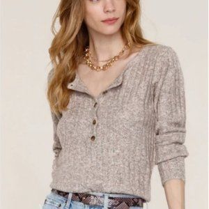 Heartloom Henley Sweater - Size Extra Small
